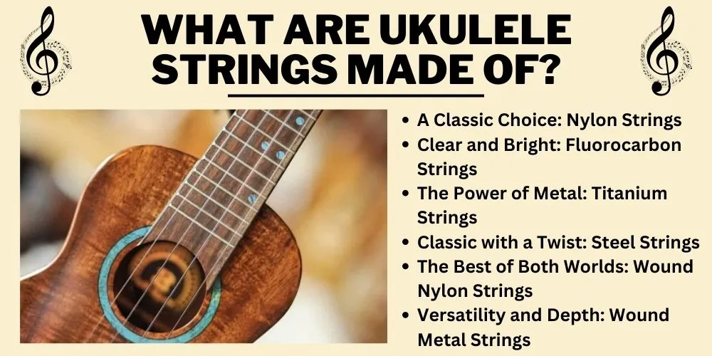 What are ukulele strings made of 