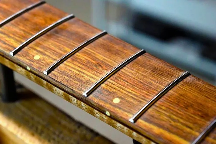 How to level guitar frets