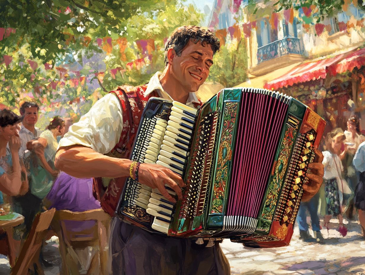 Popular Folk Genres and Accordion Use